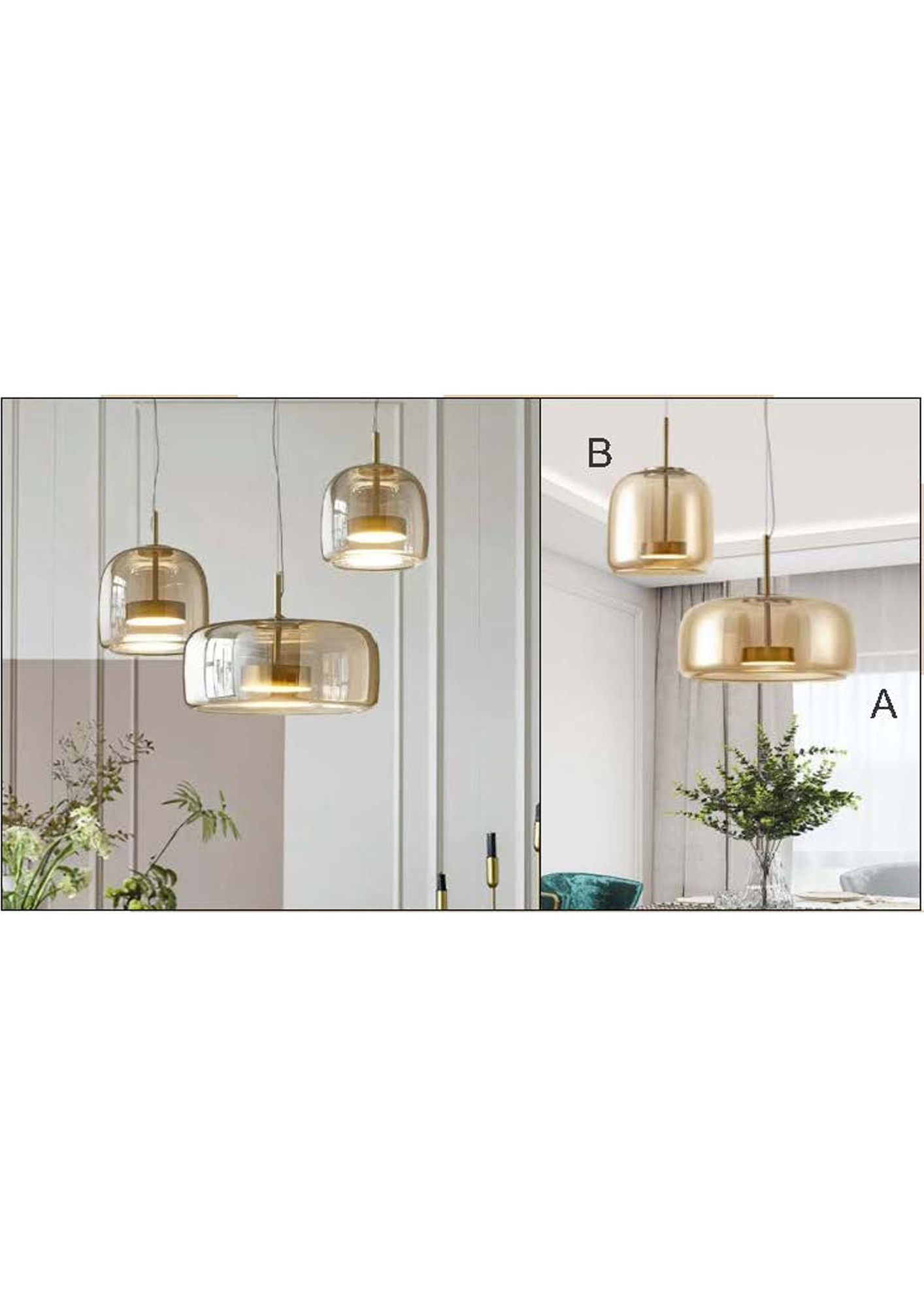 Beyond Lights - Glass Pendant Lamp- GL